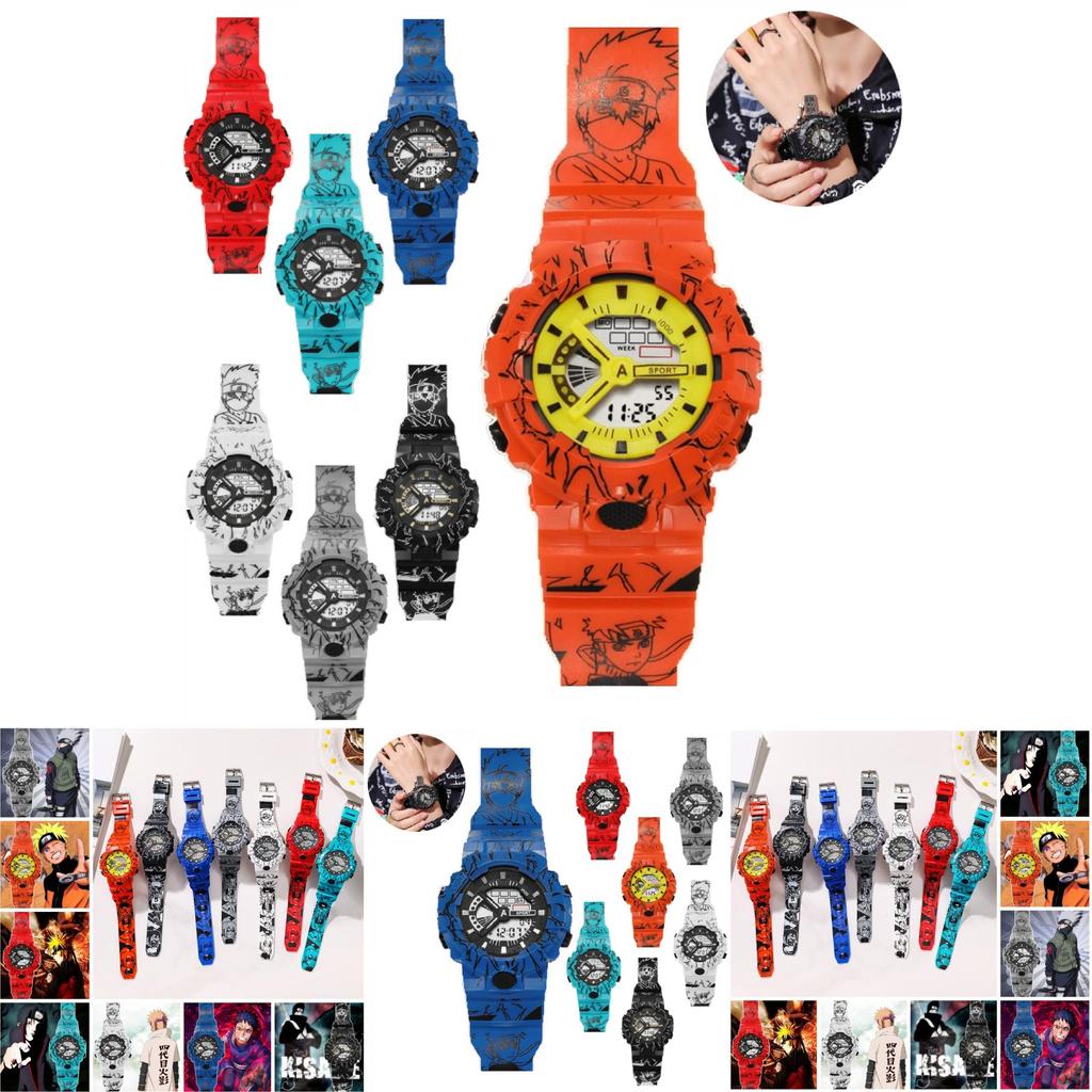 Sveglia Orologio Luce Notturna Spirale Naruto Per Bambini, Studenti E Appassionati Di Sport