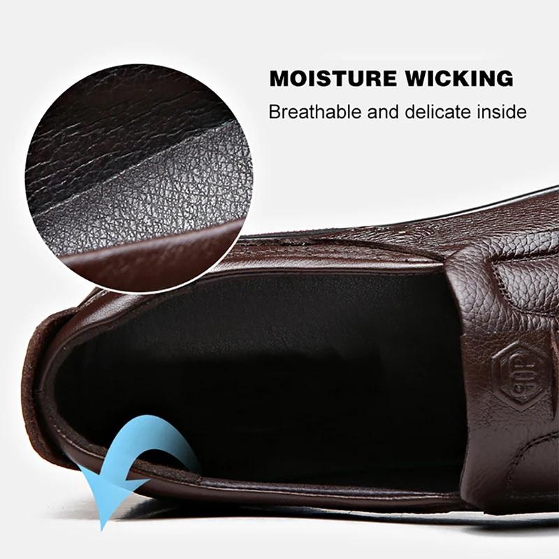 Fashion Big Size 45 46 Men Casual Shoes Fashion Leather Shoes for Men Spring Autumn Men's Flat Shoes Driving Sneakers Zapatos Hombre