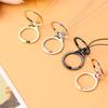 Schlüssel Handys Umhängeband 2 in 1 Zinklegierung Ring Lanyard Handy-Umhängebänder Schlüsselband Finger Handyhalter