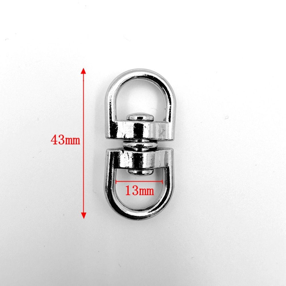 3pcs Eight-Character Rotating Buckle Ring Silver DIY Jewelry Pendant  DIY Jewelry Accessories