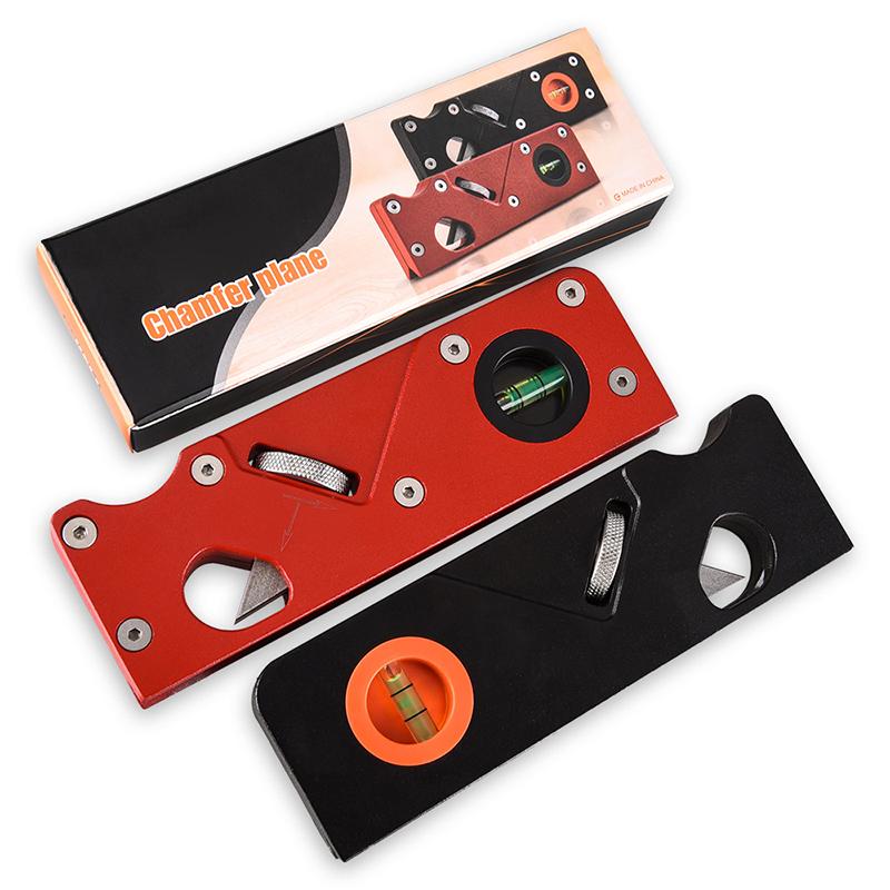 Aluminum Alloy Mini Woodworking Chamfer Plane DIY Hand Tool Edge Corner Round Bevel Trimmer