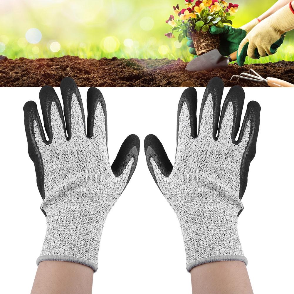 1 Pair Cut Resistant HPPE Gloves Wear Resistant Working Gloves Metal Manufacturing Supplies