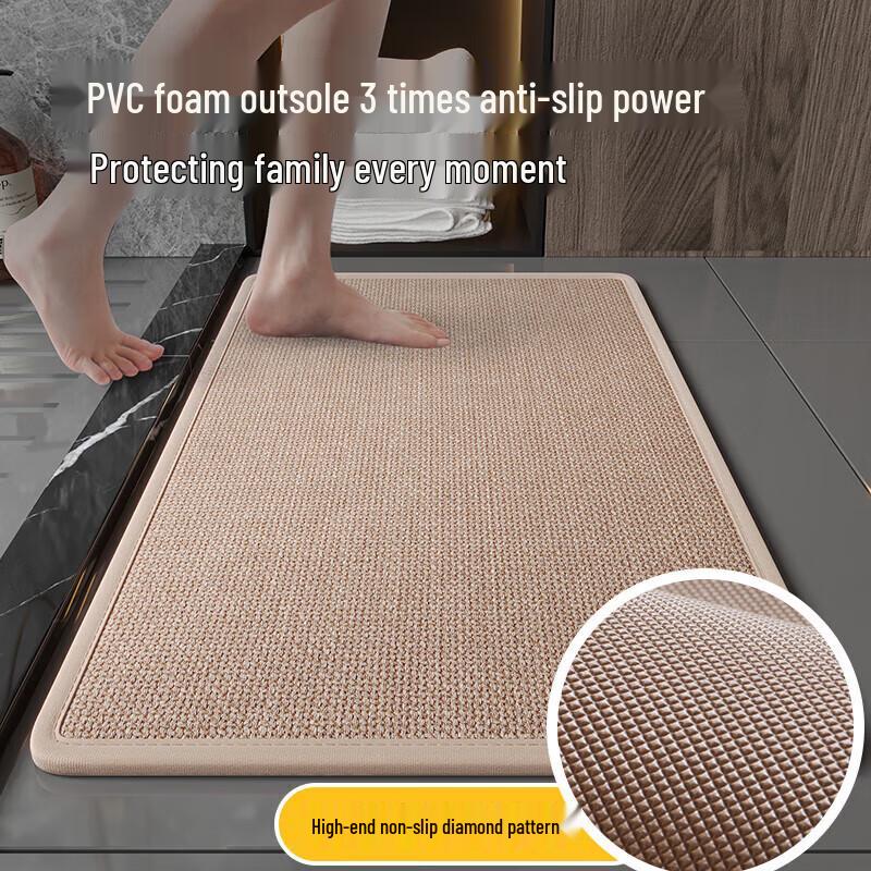 Unstop Quick-Dry Absorbent Non-Slip Bathroom & Entrance Mat