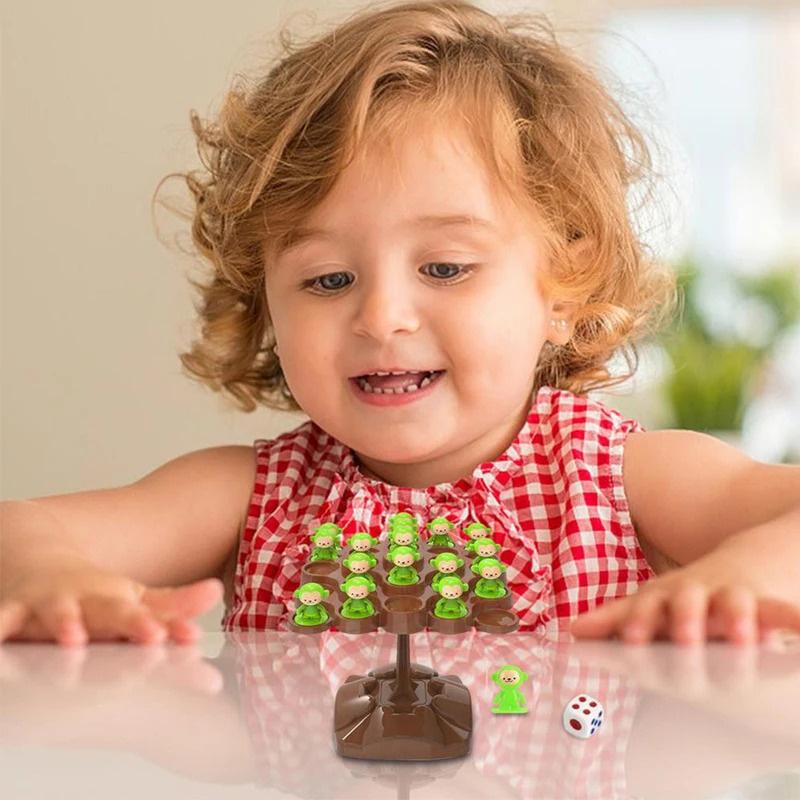 Monkey Balance Tree STEM Toy Kids Focus Balance Training Parent Child Interactive Board Game Montessori Learning Gift