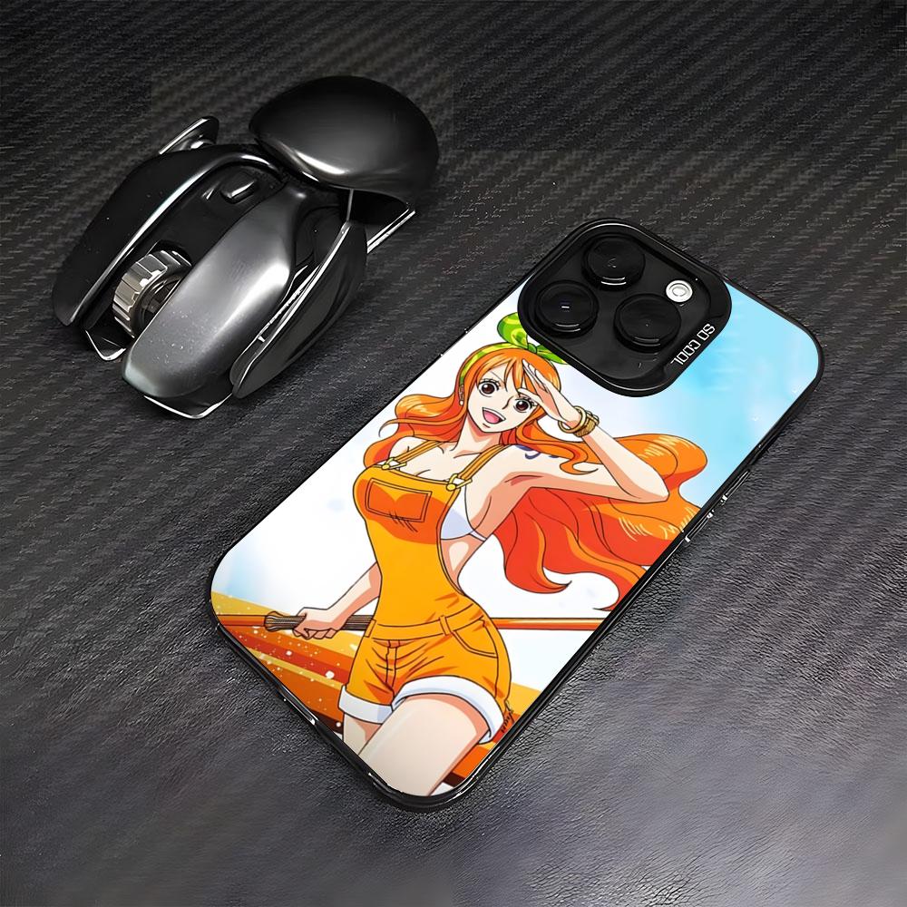 

N-Nami Anime Phone Case For IPhone17 Air 16 15 14 Plus 13 12 11 Pro 7 8 XS Max XR Silver Black Bumper Case iPhone 16