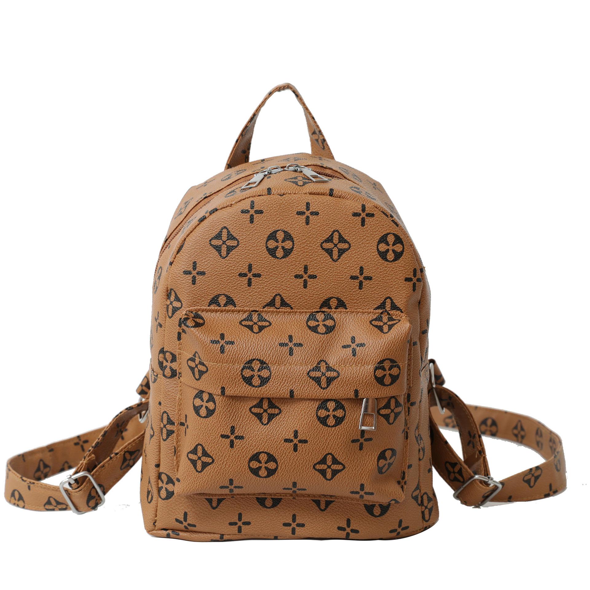 

Summer backpack 2025 new popular school bag this year, high-end sense lightweight travel women s backpack коричневый