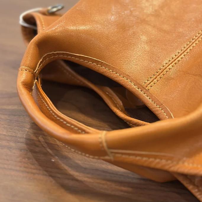 Johnature Geantă de damă din piele naturală, geantă de mână retro, piele de vacă moale, simplă, versatilă, capacitate mare, geantă de umăr