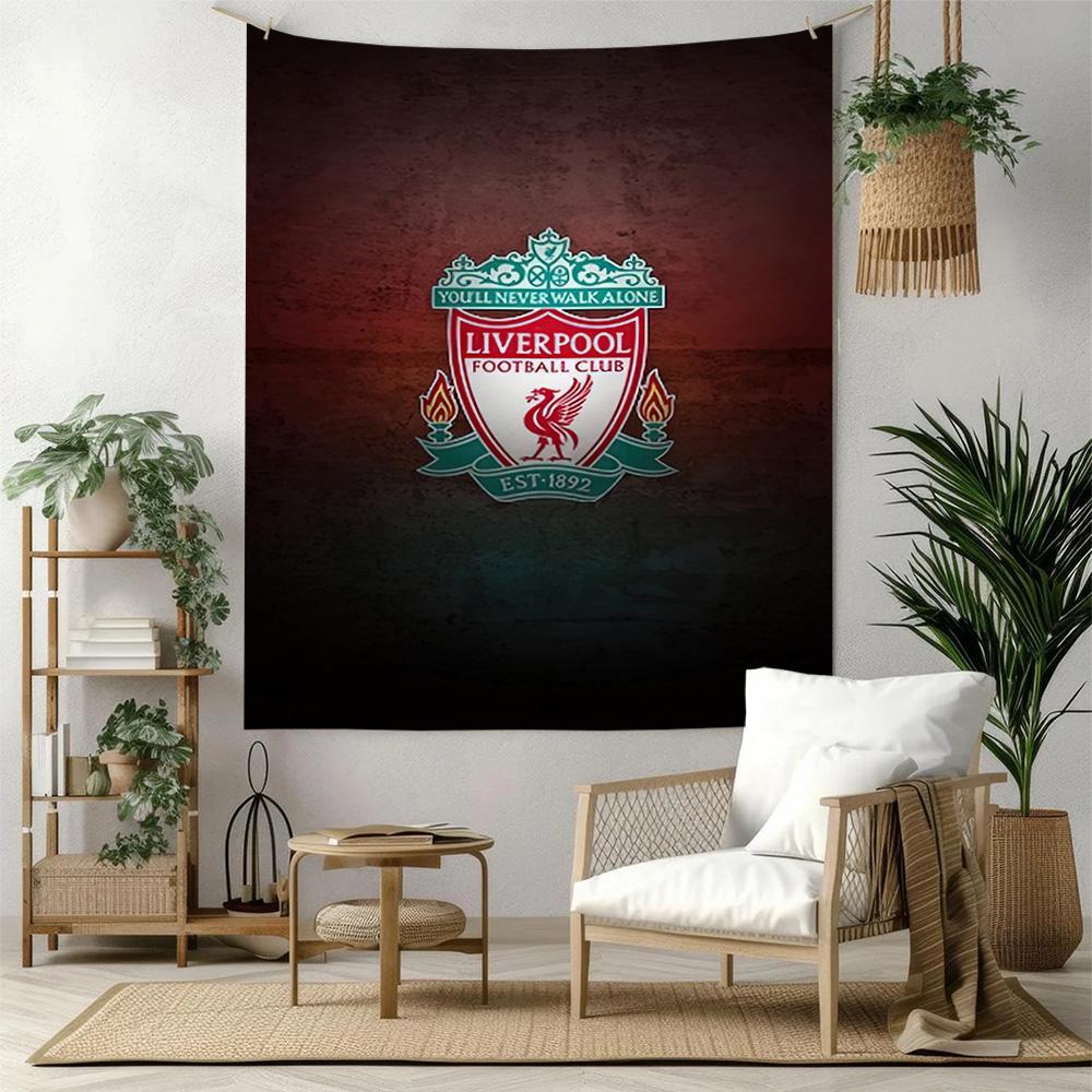 Klub Piłkarski Liverpool Dekoracja Ścienna Gobelin Sztuka Na Pamięć o Zwierzętach Urodziny Wesele Tło Imprezy Rodzinny Prezent
