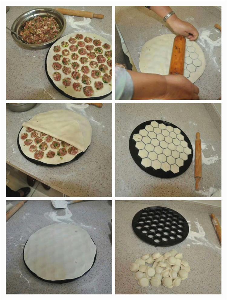 Popular Dough Rolling Pin Ravioli Mold Dumpling Mold Baking Mat Optional Tools