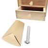 2 Sets Cabinet Knob Modern  Gold Zinc Alloy Wardrobe Drawer Kitchen Cupboard Door Pull Handle