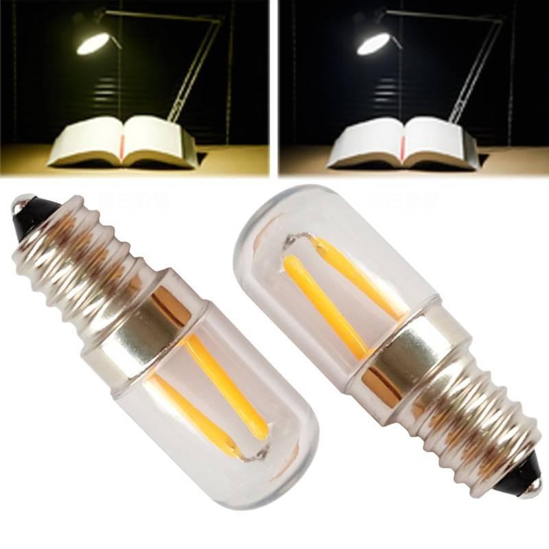 Led E14 Fridge Bulb Pygmy Small Screw Cool Warm White Fits Salt Lamps 220v Home