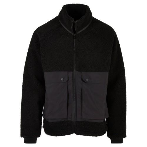 Urban Classics Mens Sherpa Short Raglan Jacket