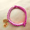 Pet Collar: Hand-Woven Red Rope Necklace with Longevity Lock for Cats and Dogs - Attracts Wealth and Fortune