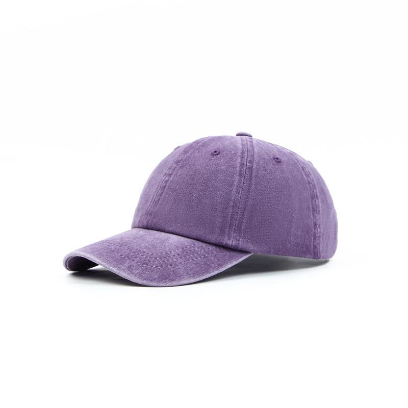 Casual Versatile Baseball Cap Light Plate Cotton Solid Color Cap Women's Retro Sun Hat