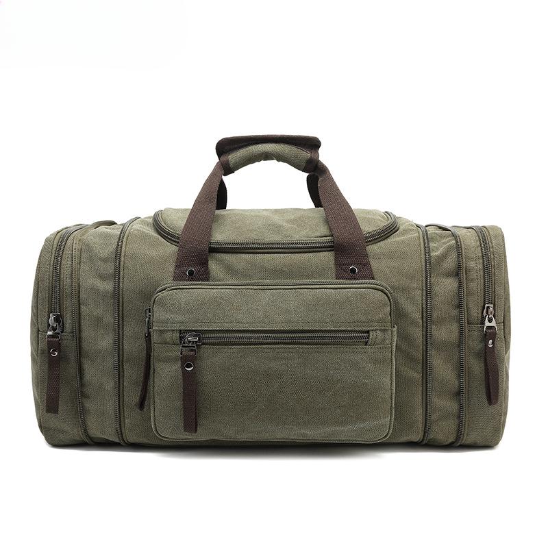 

Дышащая холщовая дорожная сумка, повседневная, одно плечо, спортивная, модная мужская сумка-тоут серый