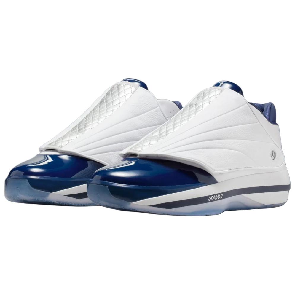 Air Jordan 4016 Midnight Navy Men Sneakers Blue White Metallic-Silver IR2080-100