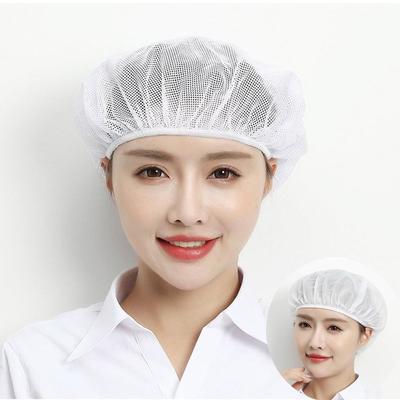 Wholesale Breathable Mesh Work Hat Hair Nets Sanitary Chef Hat Work Wear Cooking Hygienic Cap Hotel Restaurants