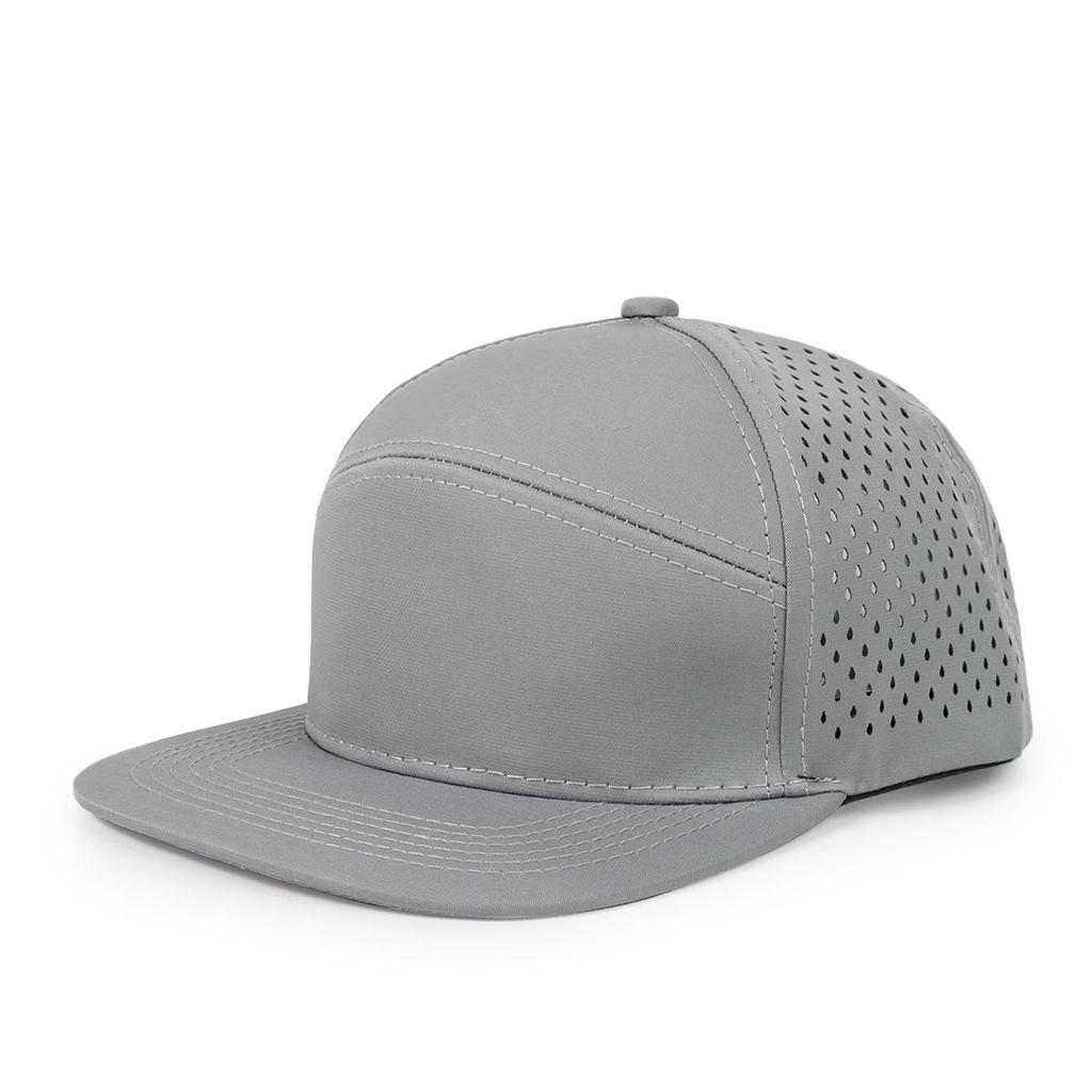 Men's Quick-Dry Sun Protection Duckbill Hat - Breathable, Perforated Sports Cap with Soft Brim.
