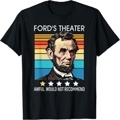 Abraham Lincoln Teatr Forda Okropny Nie Polecam Koszulka(1)