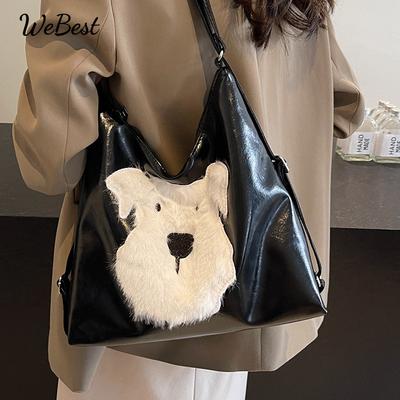 Cute Cartoon Large Capacity Casual Tote Backpack for Women