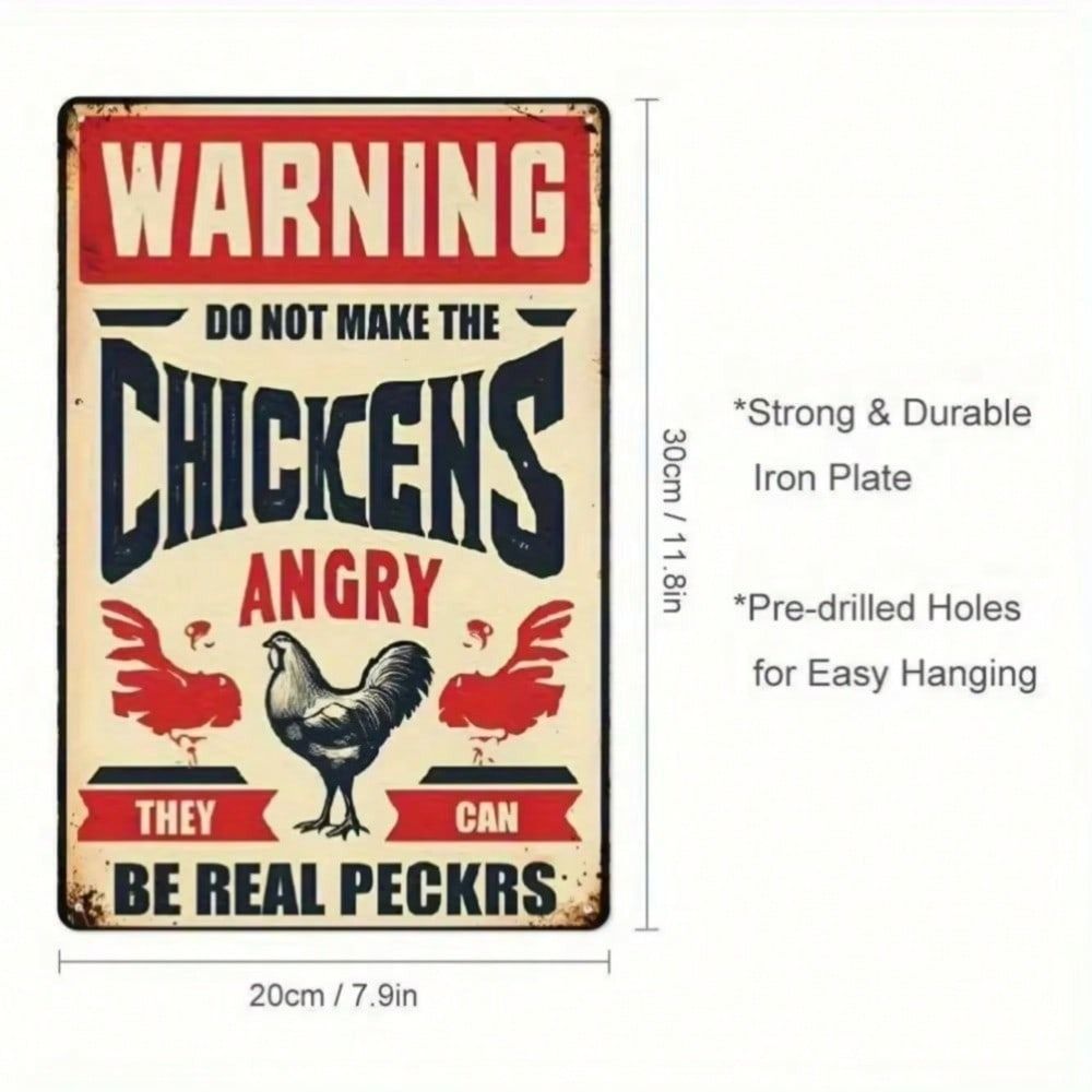 20x30cm Metal Tin Sign Retro Wall Art Home Decor