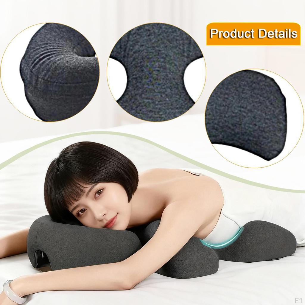 Brustkissen und Bauchlage-Set Unterstützung Atmungsaktiv Vielseitig Zuhause Kopf Brustkissen