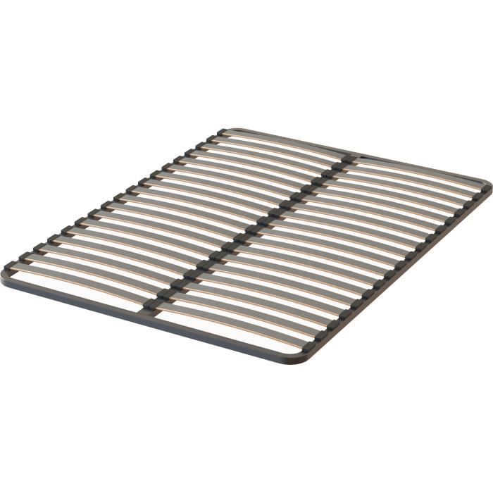 SEDAC Bed Base 140 X 190 - 18 Slats 53 Mm - Anthracite