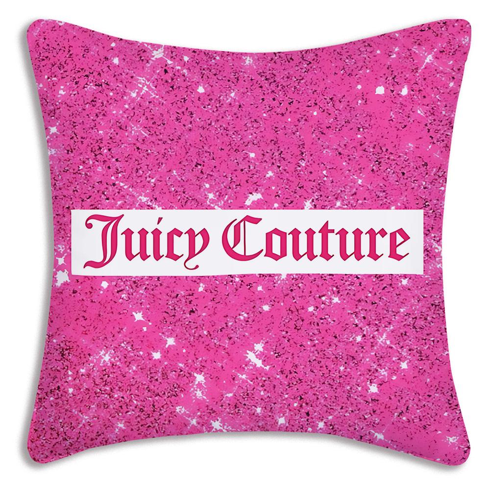 Fashion J-Juicys Pink C-Couture Pillow Covers Cartoon Sofa Decorative Home Double-sided Printing Short Plush Cute Cushion Cover