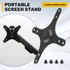 Trendy! Portable Monitor Mounting Bracket Plate VESA 1/4 Inch Screw Hole To 100x100mm 75x75mm, M4 Screw Set Wall Mount Holder