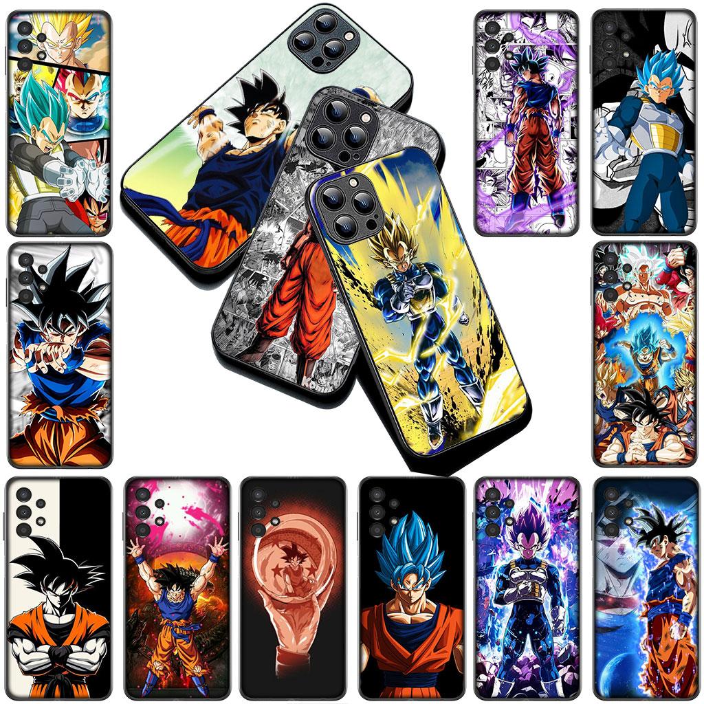 Phone Cover for Apple iPhone 16 14 15 Plus 11 Pro Max 16E ProMax + 16Plus 15+ 14+ Soft Case Vegeta Dragons Balls Goku Vegito