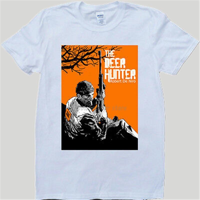 

summer men cotton tshirt The Deer Hunter White Custom Made TShirt men brand tshirt male top tees men oneck brand teeshirt 4XL