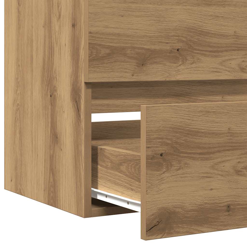 Artisan Oak Washbasin Cabinet 41 X 38.5 X 45 Cm Particleboard