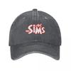 The Sims Logo Baseball Cap Hat Unisex Luxury Luxury Cap Christmas Hat Rave Womens Beach Visor Unisexs