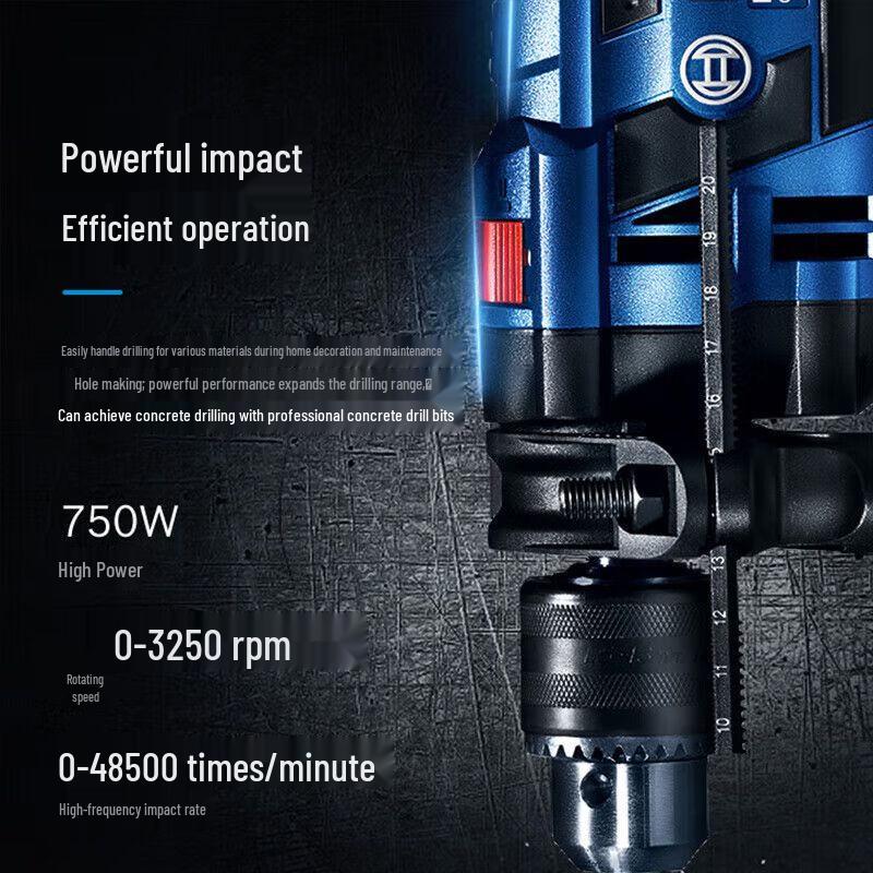Bosch GSB16RE 750W Corded Impact Drill CN plug (adapter included)