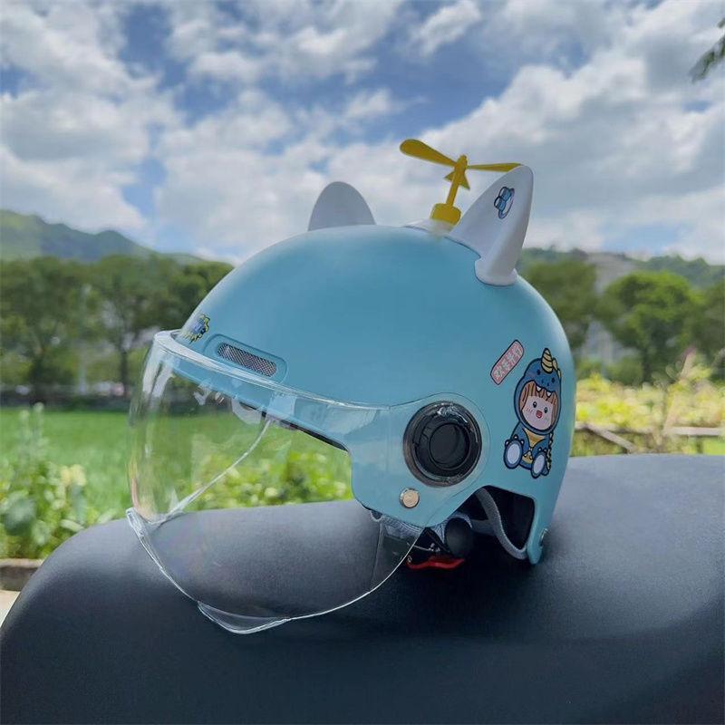 Children's Helmet Electric Car Summer Motorcycle Boy and Girl Half Helmet Electric Car Four Season Universal Safety Helmet