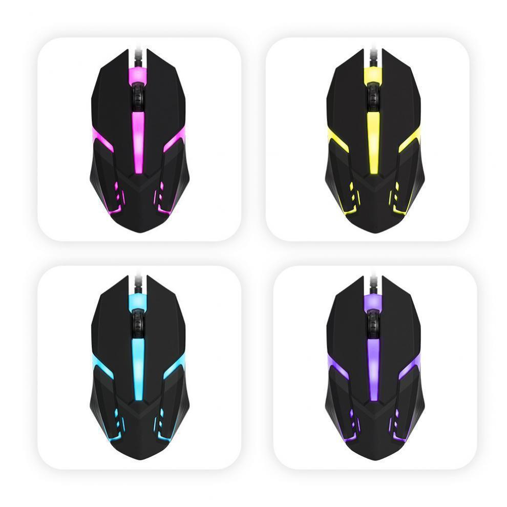 Colorful LED Gaming Mouse for e-Sports and Office