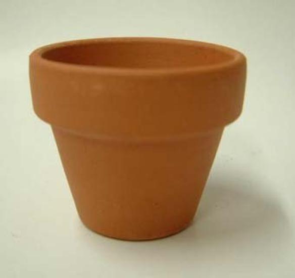 Small Bonsai Made In 10 Hard Unglazed Pot Pots, Germany, 5cm, Pieces, 1.8cm,