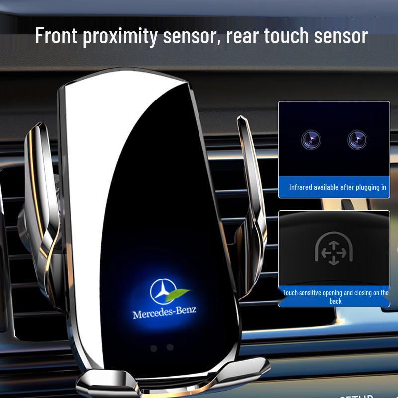 Cargador de Coche Inalámbrico y Soporte para Teléfono ZhiCheng para Mercedes-Benz Clase E con Inducción Automática y Compatibilidad con Navegación en Pantalla Central.