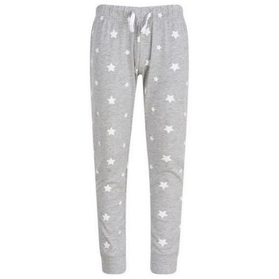 Girls Cotton Dotted Pajama Bottoms (Pack Of 2)