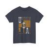 USA Urban Athletic Graphic Tee | Retro Stripes Typography, Cotton T-Shirt Unisex
