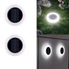 2PCS Waterproof Solar Garden Lawn  Lights Dual-purpose Wall Lamp  Decoration Lighting