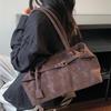 Commuter tote bag women's 2025 new retro shoulder bag fashion handbag niche underarm bag