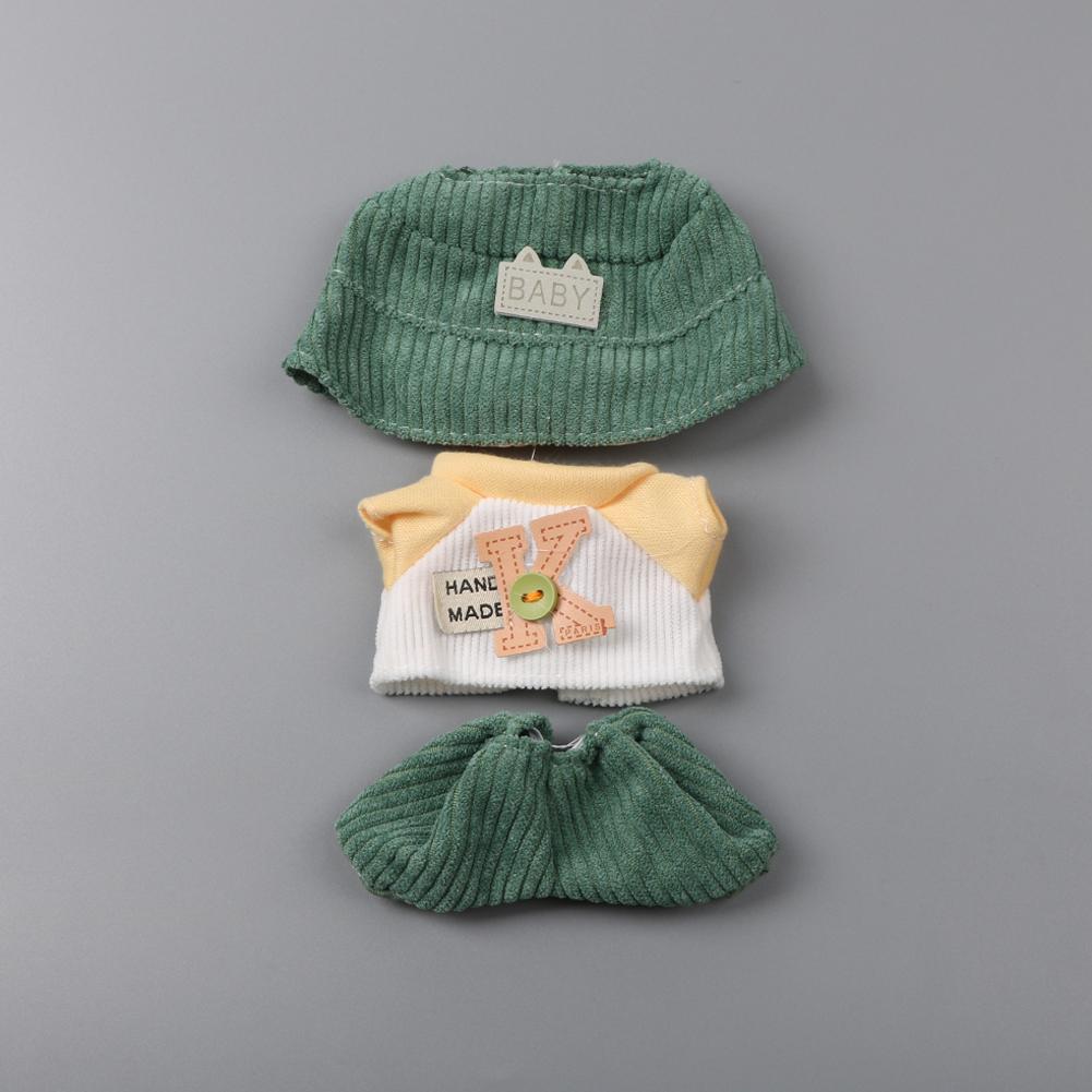 For 17cm Labubu Doll Clothes Fashion Clothes Hoodies Doll Clothes Color Match Hoodies Dolls Accessories Cute Decoration Little Cloths