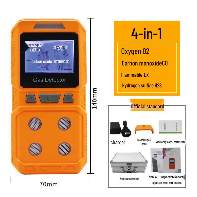 Lieve 4-in-1 Portable Gas Detector