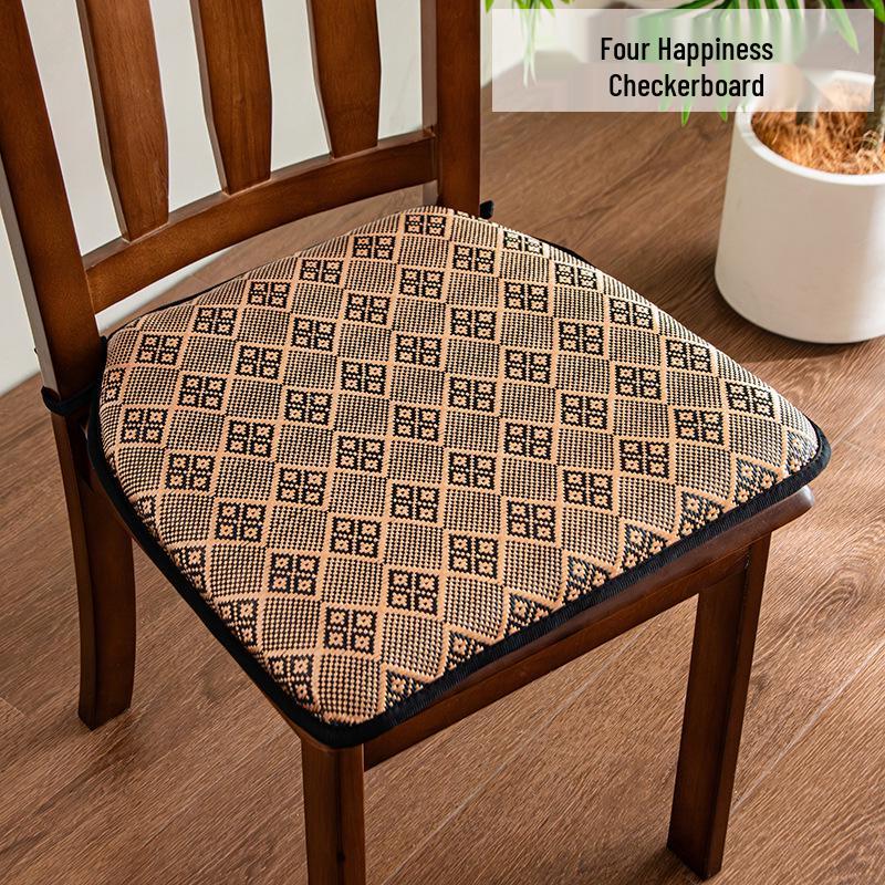 2026 Durable Rattan Summer Seat Cushion - Non-Collapsing, Dirt-Resistant, Easy-to-Clean for Office and Long Sitting Comfort