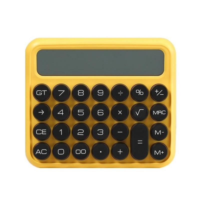 1 Pcs Small Square Calculator Personalized Large LCD Solar Office Calculator YSL