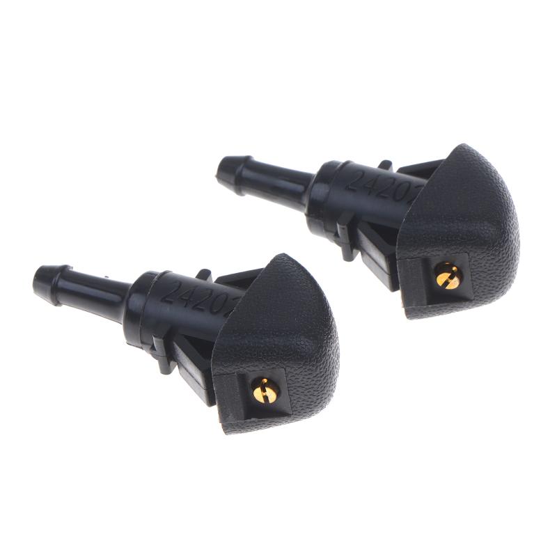 Auto Windshield Wiper Jet Nozzle 2/4/10PCS High & Low Temperature Proof 86636AJ10B for Car Exterior Cleaning