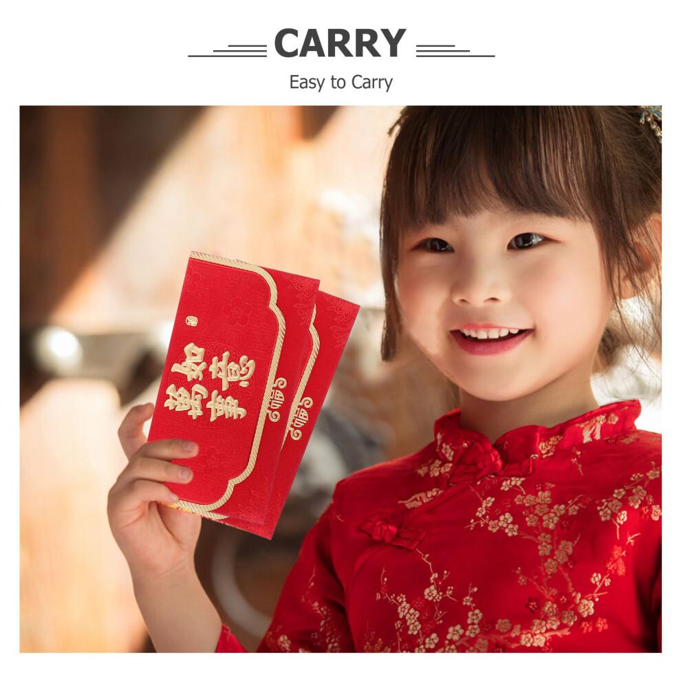 Lunar New Year Red Envelopes Horse Motif Festive Paper Gifts
