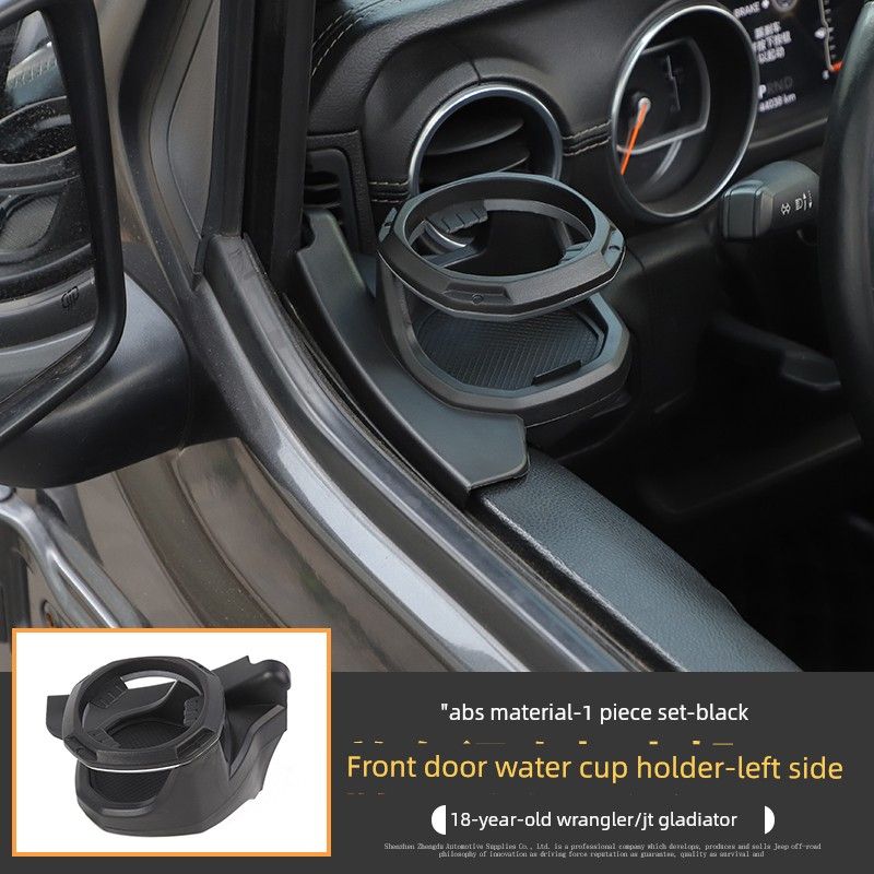 18 Models Wrangler Restoration Metal Walkie-Talkie JL Wrangler Multifunctional Water Cup Bracket Car Phone Holder