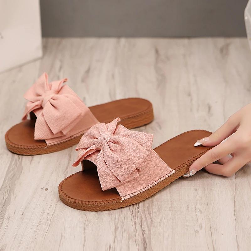 Pantofi de plajă cu nod fluture, pantofi cu toc înalt, pentru femei, pantofi de damă, sandale, sandale de plajă, sandale de damă ...